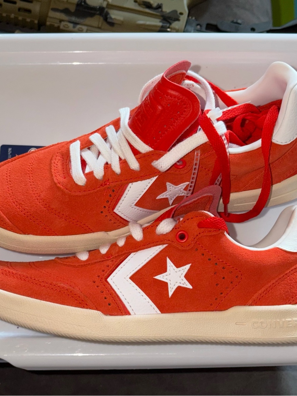 Converse Men’s Louie Lopez Low Top Lace -Up Suede Athletic Sneaker Size 7